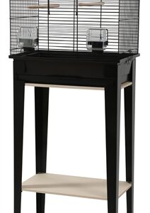 Zolux Vogelkooi Chic Loft Met Meubel Zwart